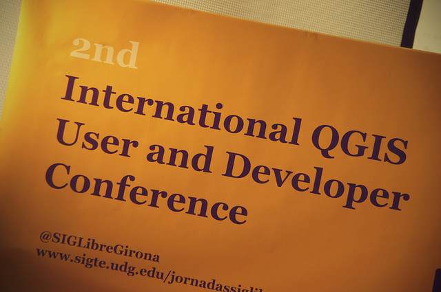 Banner de la 2nd International QGIS Conference