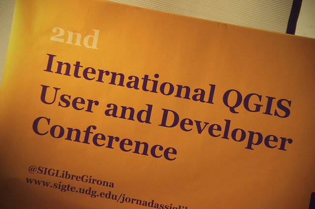 Banner de la 2nd International QGIS Conference