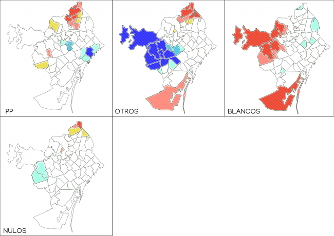 Identificación de hotspots y coldspots electorales