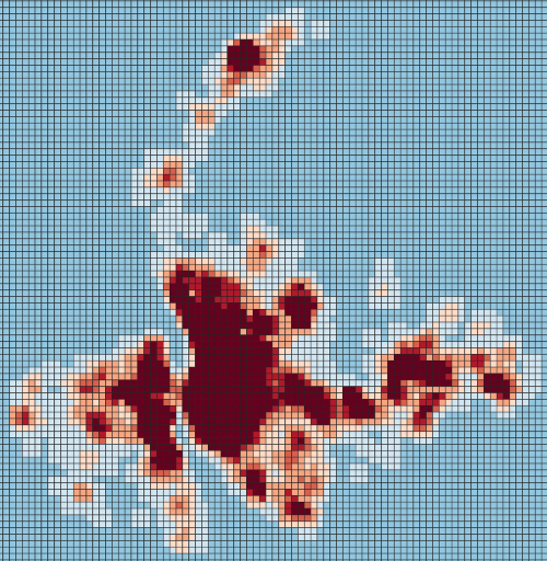 Análisis para la identificación de puntos calientes o hotspots con Visualist de QGIS