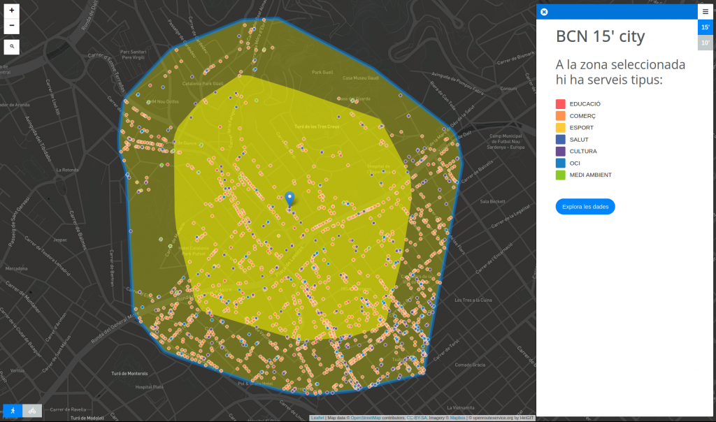 La ciudad de los 15 minutos