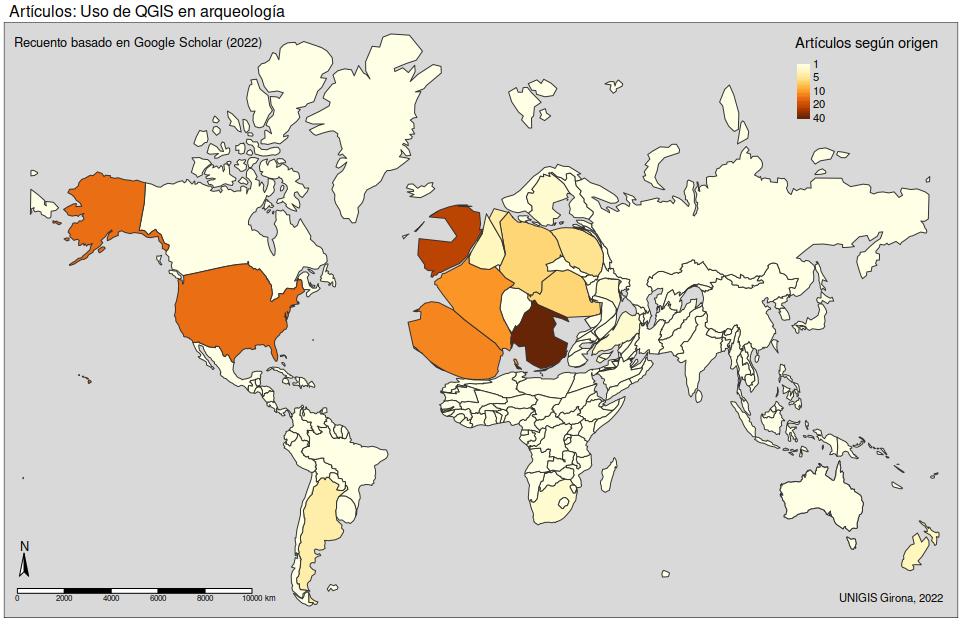 Un cartograma diseñado con el paquete tmap