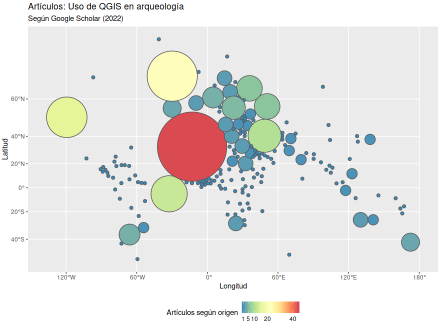 Cartograma creado con la función cartogram_dorling()