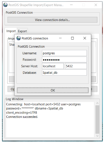 Conectando base de datos con PostGIS