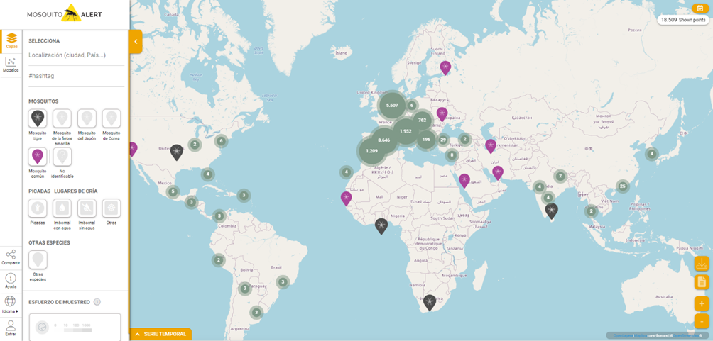 Web mapping Mosquito 1