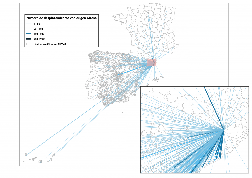 Crear un mapa de flujos con QGIS